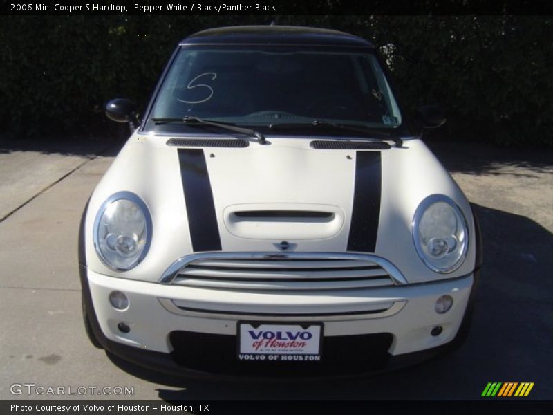 Pepper White / Black/Panther Black 2006 Mini Cooper S Hardtop