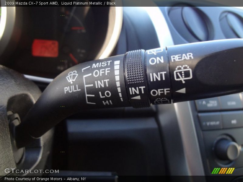 Liquid Platinum Metallic / Black 2009 Mazda CX-7 Sport AWD