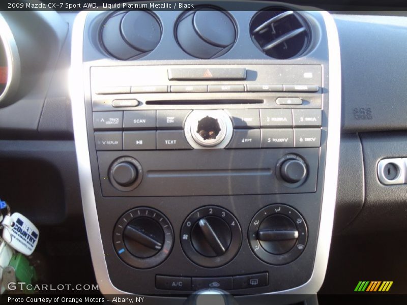 Liquid Platinum Metallic / Black 2009 Mazda CX-7 Sport AWD