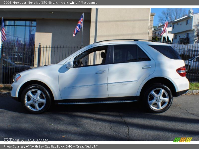 Arctic White / Macadamia 2008 Mercedes-Benz ML 350 4Matic