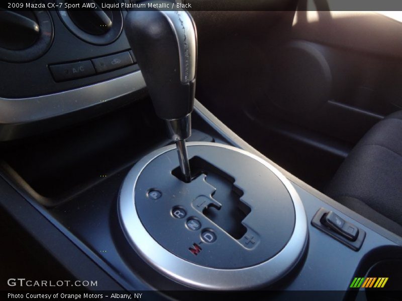 Liquid Platinum Metallic / Black 2009 Mazda CX-7 Sport AWD