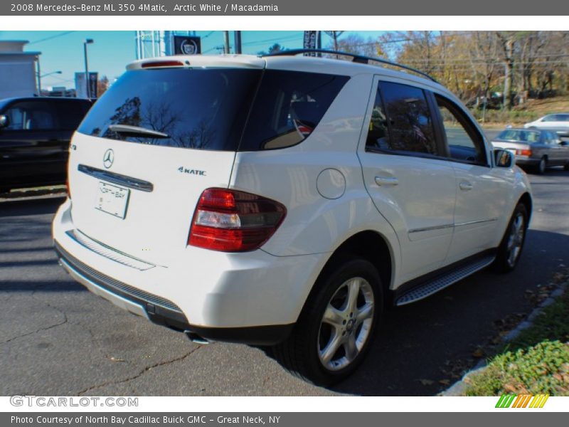 Arctic White / Macadamia 2008 Mercedes-Benz ML 350 4Matic