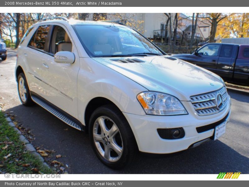 Arctic White / Macadamia 2008 Mercedes-Benz ML 350 4Matic