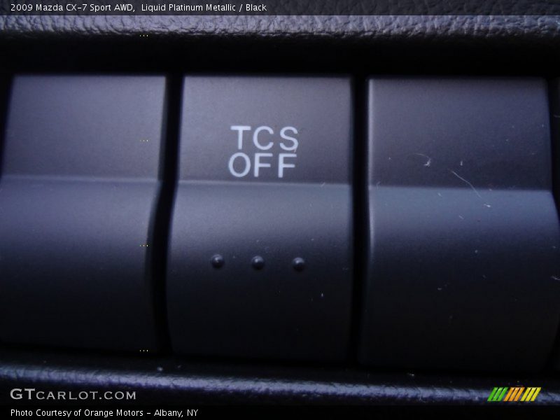 Liquid Platinum Metallic / Black 2009 Mazda CX-7 Sport AWD