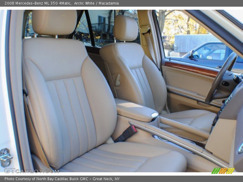 Arctic White / Macadamia 2008 Mercedes-Benz ML 350 4Matic