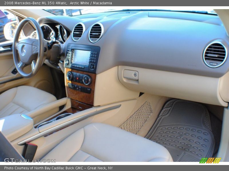 Arctic White / Macadamia 2008 Mercedes-Benz ML 350 4Matic