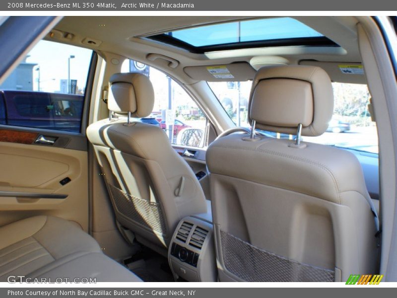 Arctic White / Macadamia 2008 Mercedes-Benz ML 350 4Matic