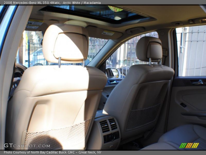Arctic White / Macadamia 2008 Mercedes-Benz ML 350 4Matic
