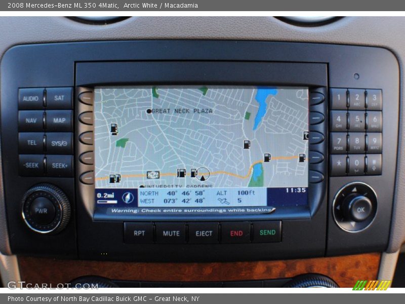 Arctic White / Macadamia 2008 Mercedes-Benz ML 350 4Matic