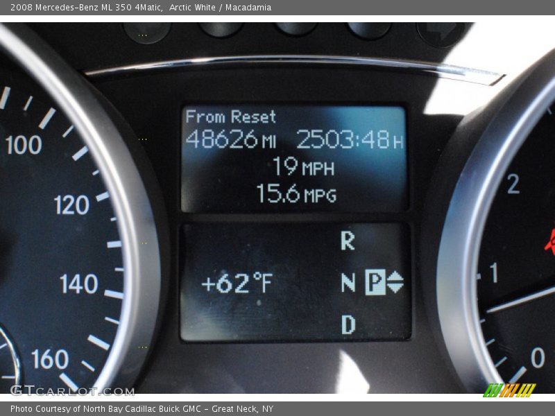 Arctic White / Macadamia 2008 Mercedes-Benz ML 350 4Matic