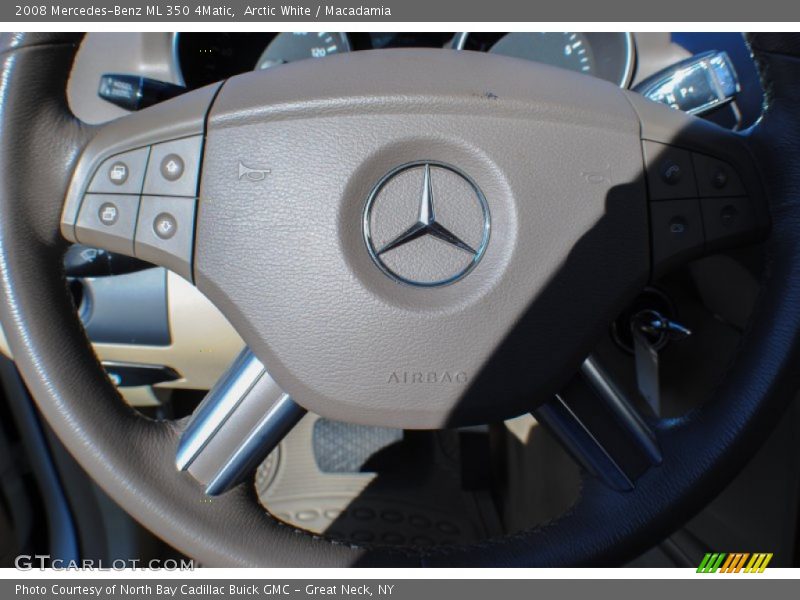 Arctic White / Macadamia 2008 Mercedes-Benz ML 350 4Matic