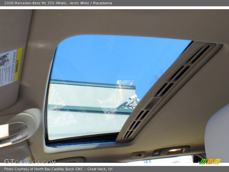 Arctic White / Macadamia 2008 Mercedes-Benz ML 350 4Matic