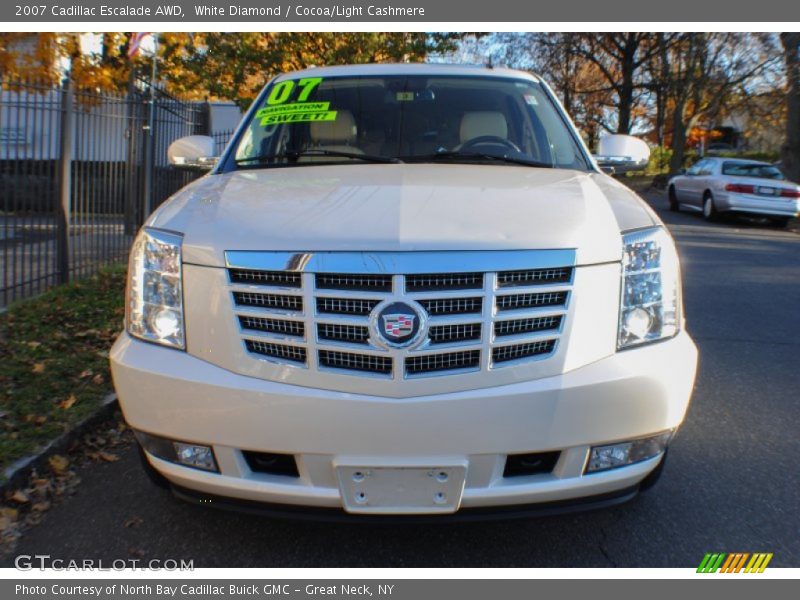 White Diamond / Cocoa/Light Cashmere 2007 Cadillac Escalade AWD