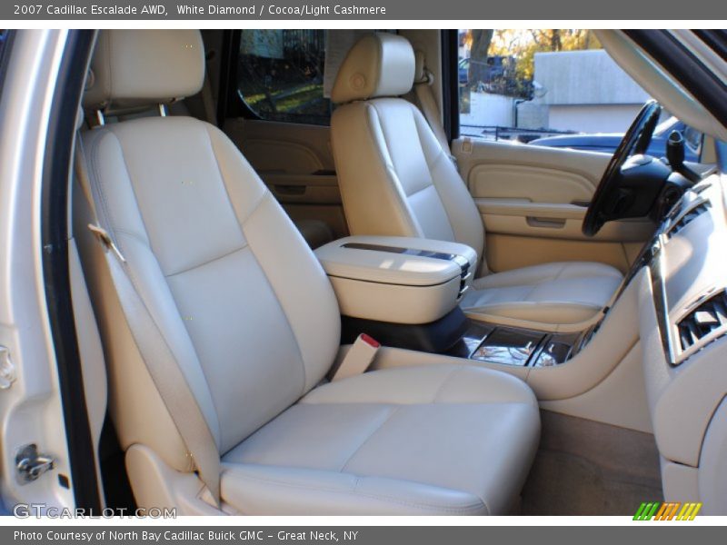White Diamond / Cocoa/Light Cashmere 2007 Cadillac Escalade AWD