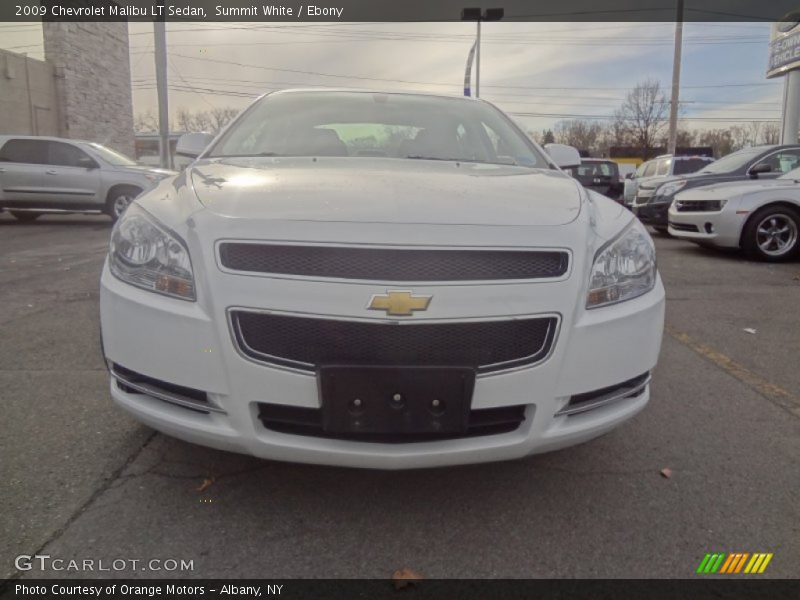 Summit White / Ebony 2009 Chevrolet Malibu LT Sedan