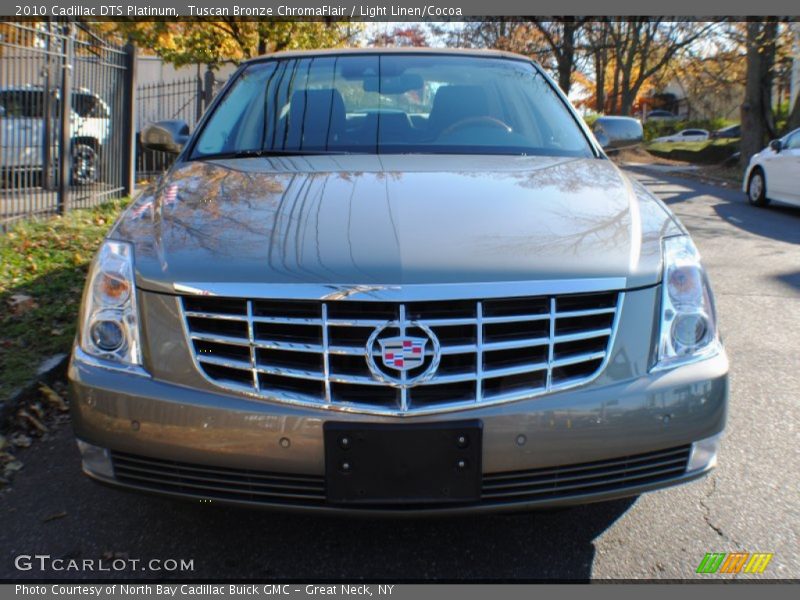 Tuscan Bronze ChromaFlair / Light Linen/Cocoa 2010 Cadillac DTS Platinum