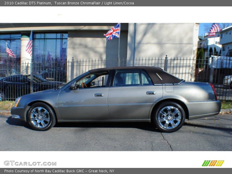 Tuscan Bronze ChromaFlair / Light Linen/Cocoa 2010 Cadillac DTS Platinum