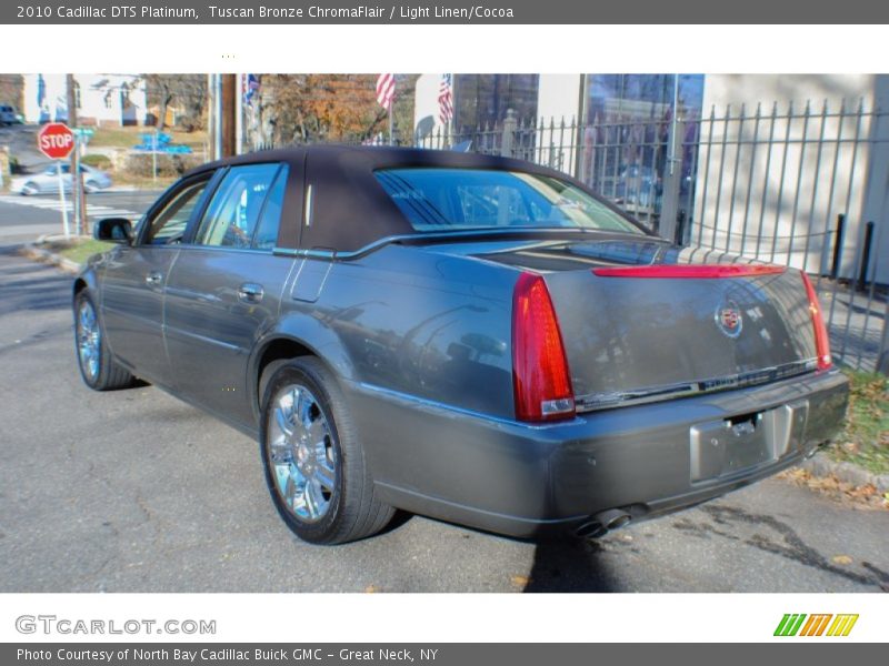 Tuscan Bronze ChromaFlair / Light Linen/Cocoa 2010 Cadillac DTS Platinum