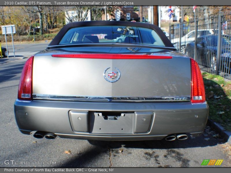 Tuscan Bronze ChromaFlair / Light Linen/Cocoa 2010 Cadillac DTS Platinum