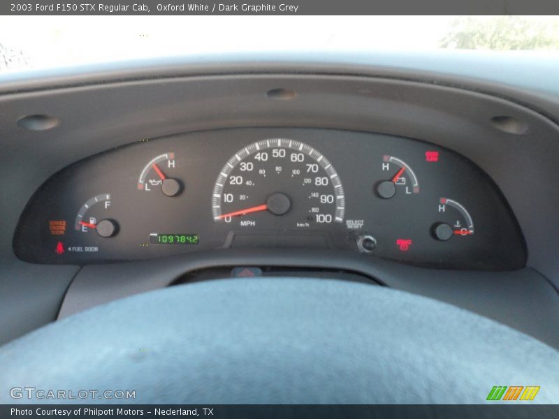  2003 F150 STX Regular Cab STX Regular Cab Gauges