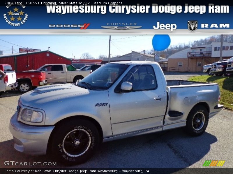 Silver Metallic / SVT Medium Graphite 2002 Ford F150 SVT Lightning