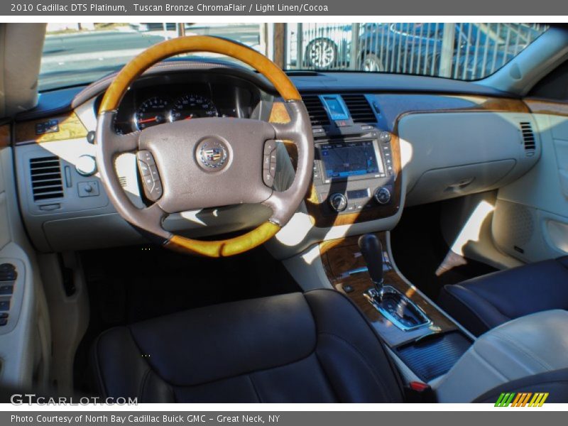 Tuscan Bronze ChromaFlair / Light Linen/Cocoa 2010 Cadillac DTS Platinum