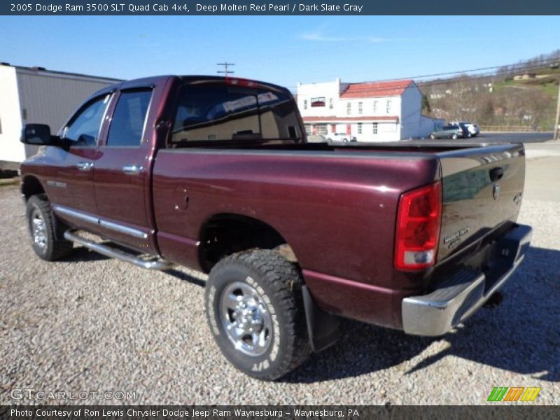 Deep Molten Red Pearl / Dark Slate Gray 2005 Dodge Ram 3500 SLT Quad Cab 4x4