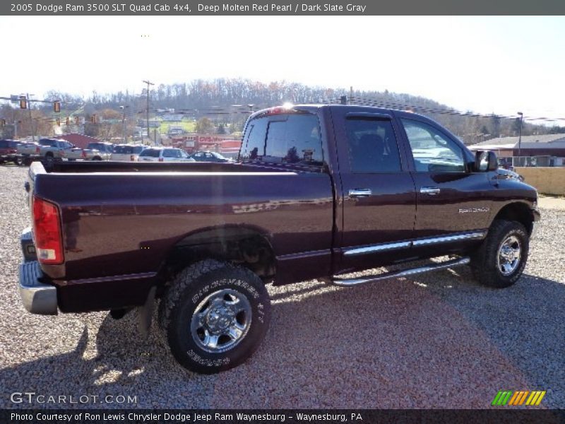Deep Molten Red Pearl / Dark Slate Gray 2005 Dodge Ram 3500 SLT Quad Cab 4x4