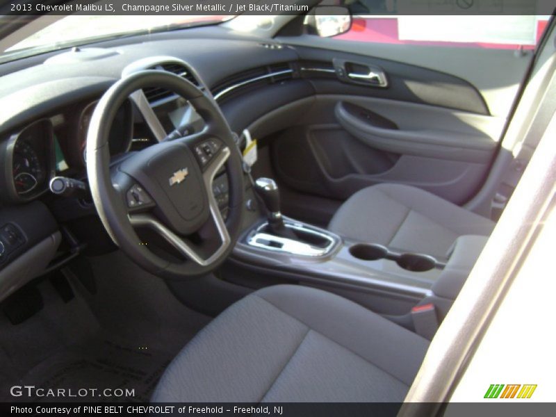 Champagne Silver Metallic / Jet Black/Titanium 2013 Chevrolet Malibu LS