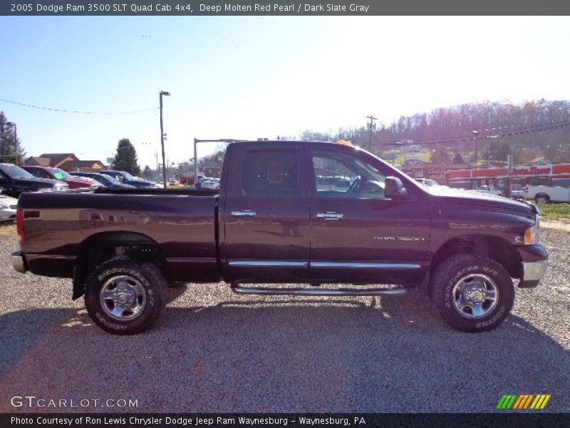 Deep Molten Red Pearl / Dark Slate Gray 2005 Dodge Ram 3500 SLT Quad Cab 4x4