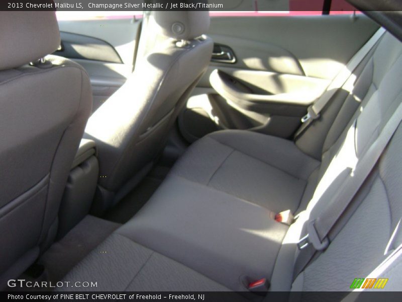 Champagne Silver Metallic / Jet Black/Titanium 2013 Chevrolet Malibu LS