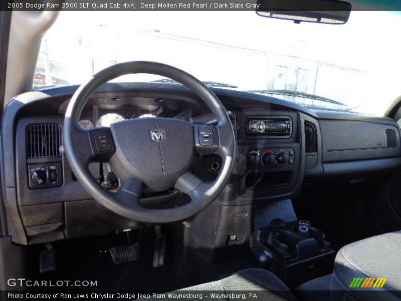 Deep Molten Red Pearl / Dark Slate Gray 2005 Dodge Ram 3500 SLT Quad Cab 4x4