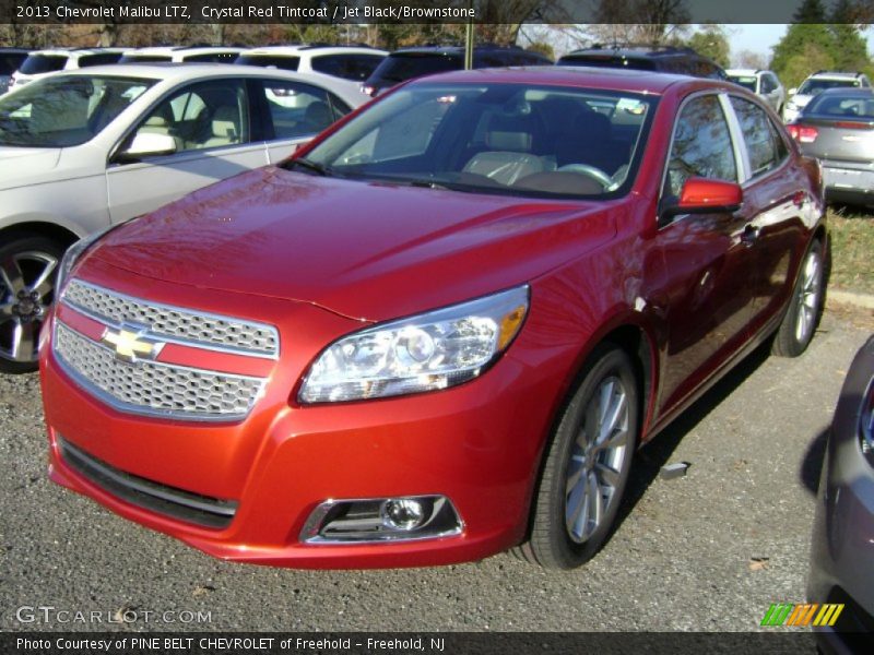 Crystal Red Tintcoat / Jet Black/Brownstone 2013 Chevrolet Malibu LTZ