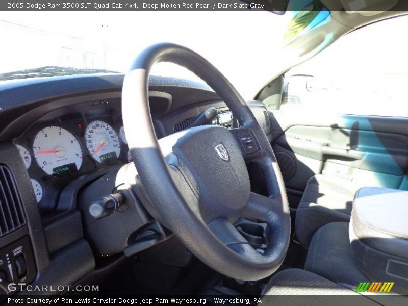 Deep Molten Red Pearl / Dark Slate Gray 2005 Dodge Ram 3500 SLT Quad Cab 4x4