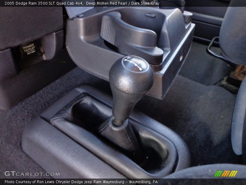 Deep Molten Red Pearl / Dark Slate Gray 2005 Dodge Ram 3500 SLT Quad Cab 4x4