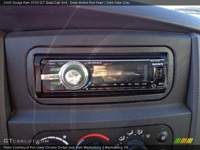 Deep Molten Red Pearl / Dark Slate Gray 2005 Dodge Ram 3500 SLT Quad Cab 4x4