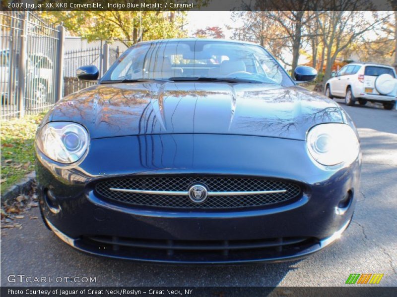 Indigo Blue Metallic / Caramel 2007 Jaguar XK XK8 Convertible