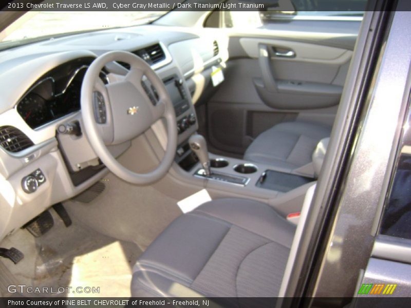 Cyber Gray Metallic / Dark Titanium/Light Titanium 2013 Chevrolet Traverse LS AWD