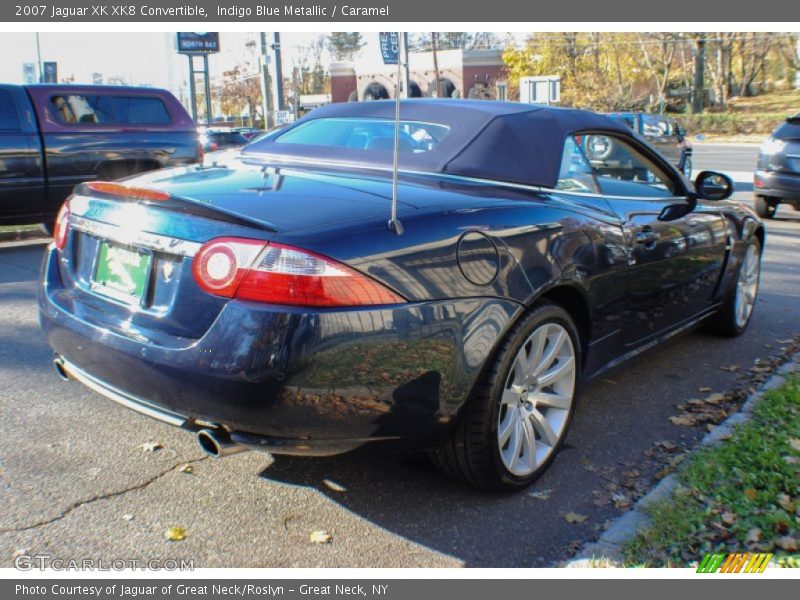 Indigo Blue Metallic / Caramel 2007 Jaguar XK XK8 Convertible