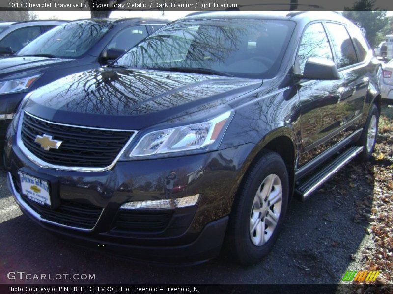 Cyber Gray Metallic / Dark Titanium/Light Titanium 2013 Chevrolet Traverse LS