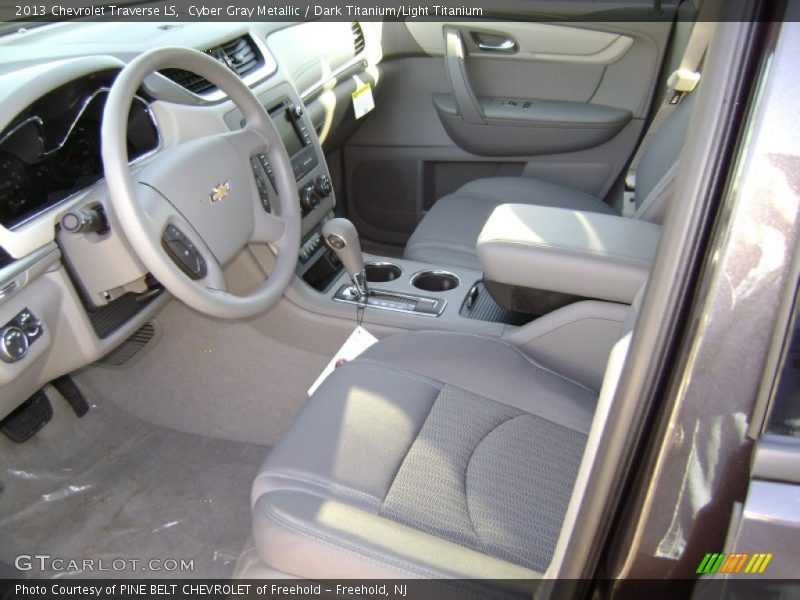 Cyber Gray Metallic / Dark Titanium/Light Titanium 2013 Chevrolet Traverse LS