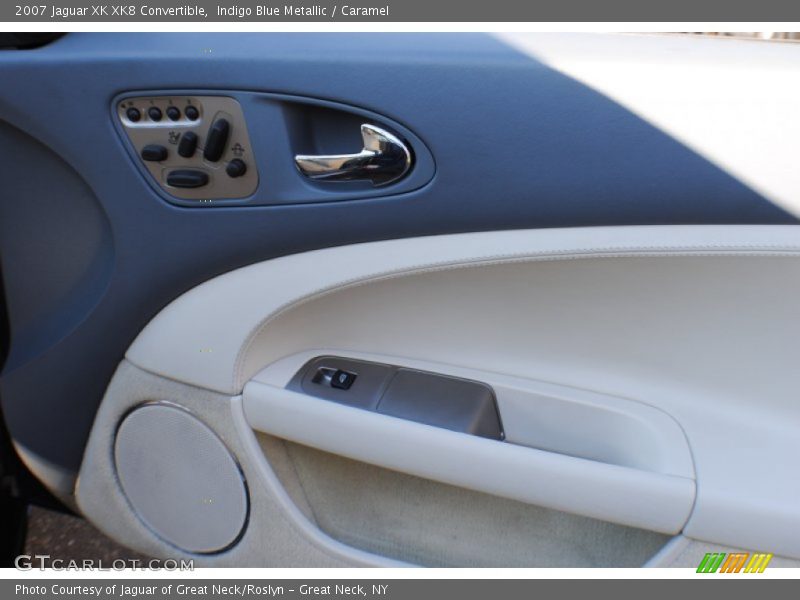 Indigo Blue Metallic / Caramel 2007 Jaguar XK XK8 Convertible