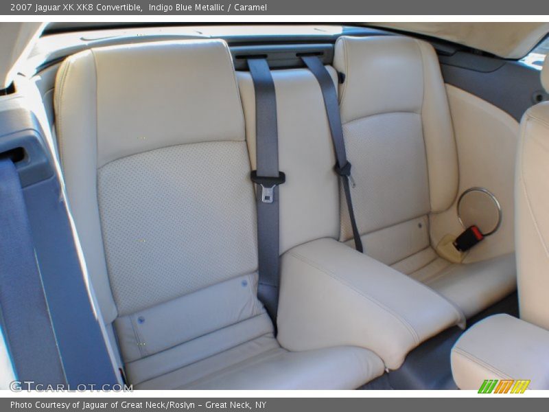 Indigo Blue Metallic / Caramel 2007 Jaguar XK XK8 Convertible