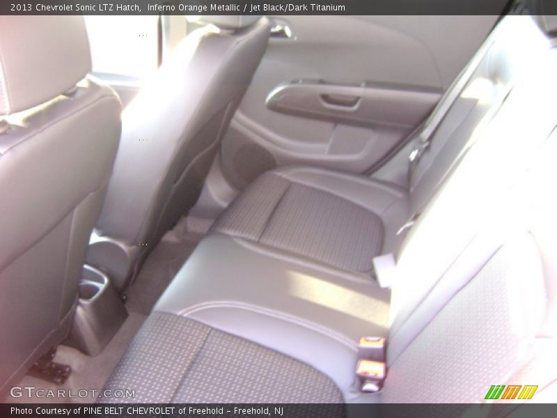 Inferno Orange Metallic / Jet Black/Dark Titanium 2013 Chevrolet Sonic LTZ Hatch