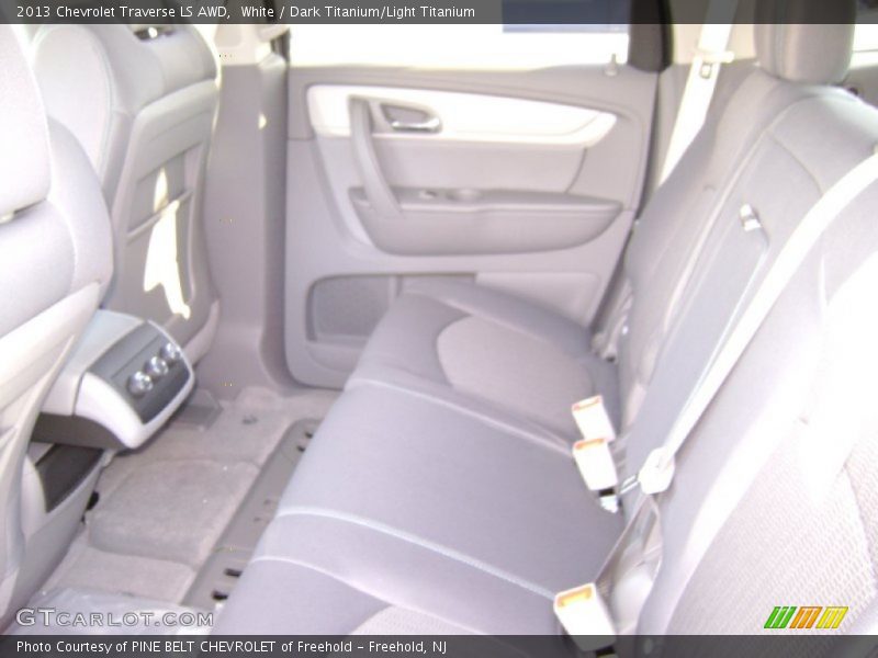 White / Dark Titanium/Light Titanium 2013 Chevrolet Traverse LS AWD