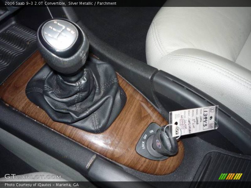 Silver Metallic / Parchment 2006 Saab 9-3 2.0T Convertible