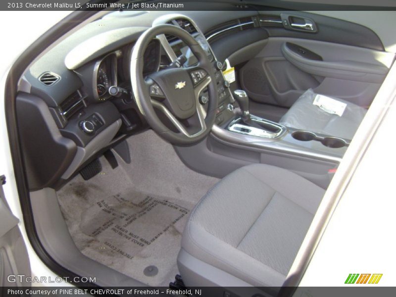 Summit White / Jet Black/Titanium 2013 Chevrolet Malibu LS