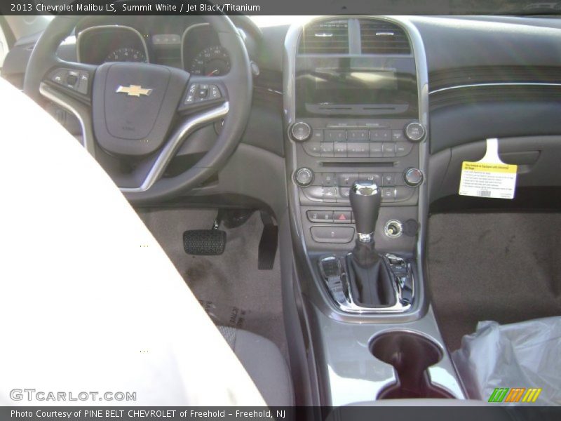 Summit White / Jet Black/Titanium 2013 Chevrolet Malibu LS