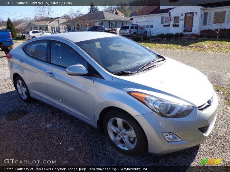 Silver / Gray 2013 Hyundai Elantra GLS