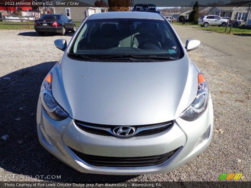 Silver / Gray 2013 Hyundai Elantra GLS
